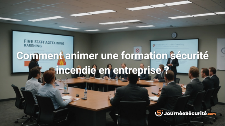 Animer une formation sécurité incendie en entreprise