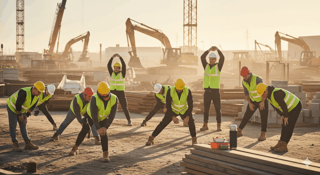 Échauffement au travail