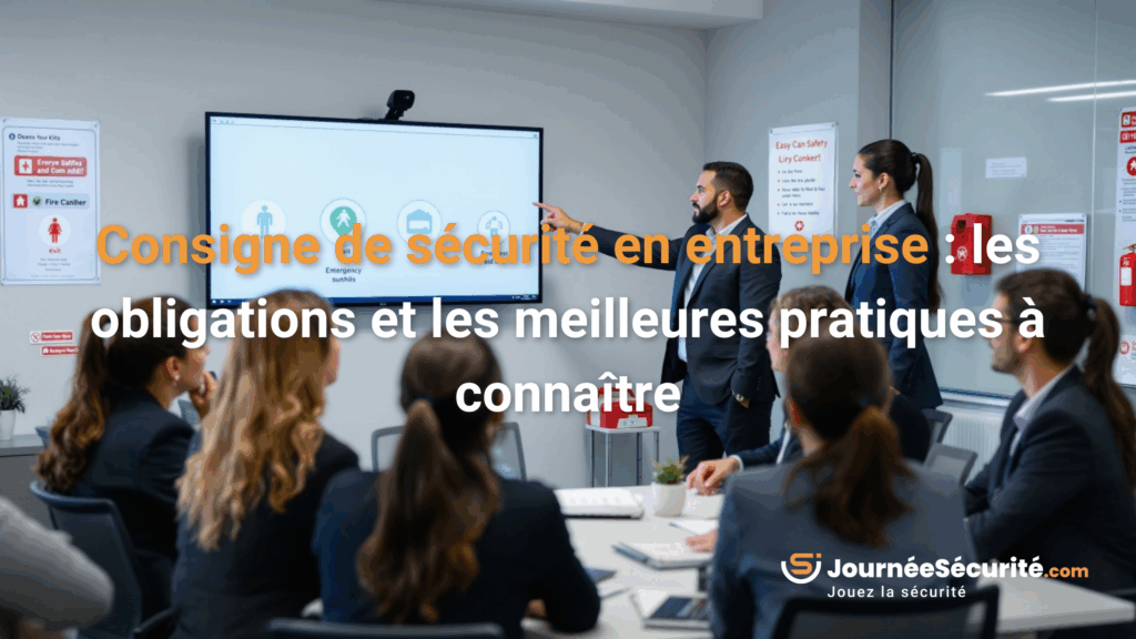 Consigne de sécurité en entreprise
