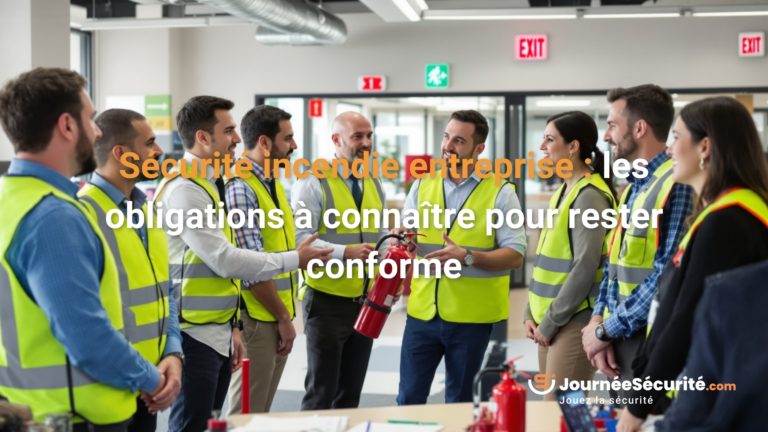 S&eacute;curit&eacute; incendie entreprise