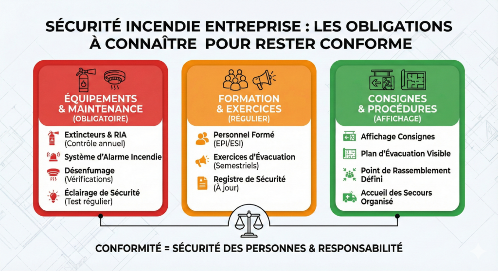 S&eacute;curit&eacute; incendie entreprise