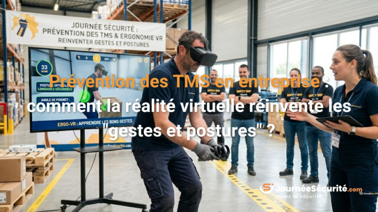 Pr&eacute;vention des TMS en entreprise