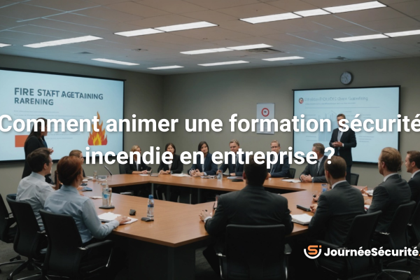 Animer une formation sécurité incendie en entreprise